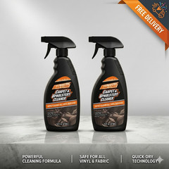 Carpet & Upholstery Cleaner Spray 2 Pack Multi Surface Stain Remover