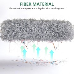 Extra Long Duster With Extension Pole 100 Inch Bendable Microfiber Washable
