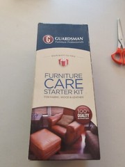 Guardsman Furniture Care Kit For Fabric Leather Wood In Original Box Wipes Cloth