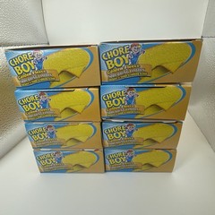 16 PCS / CHORE BOY Golden Fleece Scouring Cloths Pads Scrubbing, 8 Boxes Of 2
