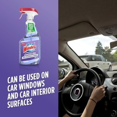 Ammonia-Free Glass Cleaner with Leak-Proof Design – 23 Fl Oz Crystal Rain Scent