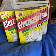 Vintage Lot Of 3 Electrasol w/ Baking Soda NOS Lemon Auto Dishwasher Soap 65 Oz