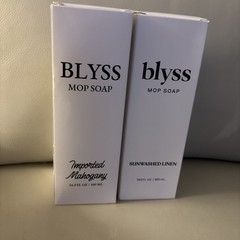 2 Pk ~ Blyss ~ Mop Soap ~ Imported Mahogany & Sunwashed Linen ~ 16.9 Fl Oz