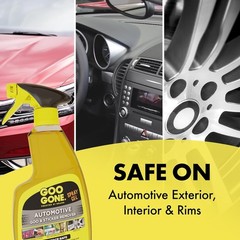 Goo Gone Automotive – Cleans Auto Interiors/ Bodies and Rims, Removes Bugs & Sti