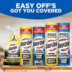 EASY-OFF Pro Fume Free Oven Cleaner, 24 oz., 2 Count Total 48 Oz