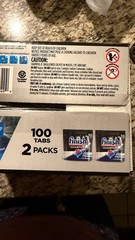 Finish Quantum Powerball Dishwasher Detergent Tablets 100 Tabs New