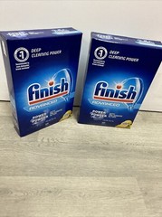 2 Finish Powder Dishwasher Advanced Detergent, Lemon Fresh Scent, 75 Oz