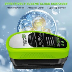Oil-Free Car Glass Brushes, Upgrade 2.0 Clear Vision Glass Cleaner, Oil Film …