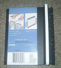 NEW KOHLER Kitchen Sink Squeegee & Countertop Brush Multi-Purpose MSRP $54