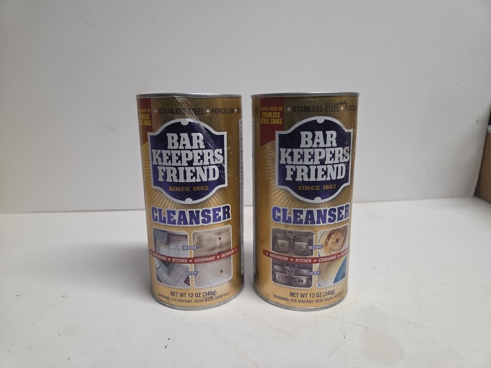 Bar Keepers Friend Powdered All Purpose Cleanser, 12 oz – 2 Pack