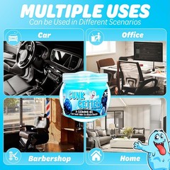 12 Pack Car Cleaning Gel Dust Remover Crumb Cleaner for Car Interior Keyboard