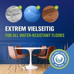 Robot Mop Floor Cleaning Solution 25 oz – Low Foam Concentrate, Compatible with