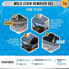 ACTIVE Mold Stain Remover Gel Cleaner Heavy Duty Stain Cleaner for Front Loader