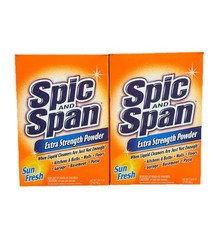 2 Pack – Spic and Span Extra Strength Powder Sun Fresh, 27 oz each