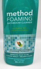 Method Foaming Bathroom Cleaner, Eucalyptus Mint, 28 Fl Oz (Pack of 1)