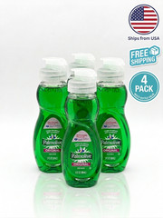 Palmolive Original Liquid Dish Soap 3 oz Travel Size Tough on Grease 4 Pack