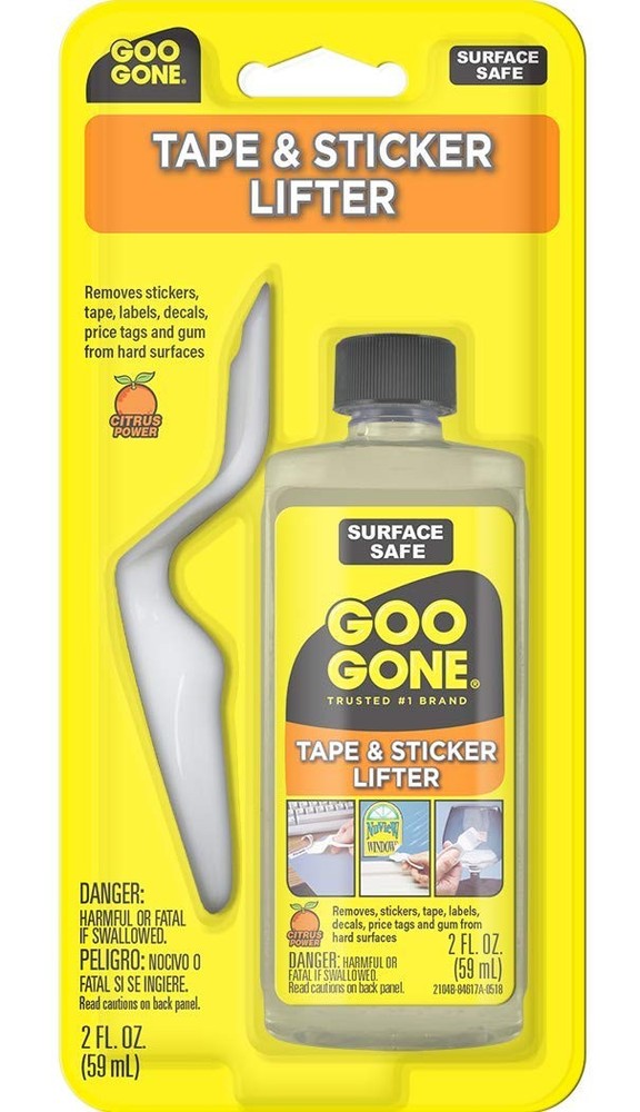 Goo Gone Sticker Lifter – Adhesive and Sticker Remover – 2 Ounce – Citrus Po…