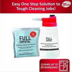 Fuller Brush FBFCRE-6 Full Crystal Powder Exterior Window Cleaner – 2 Packs 4oz