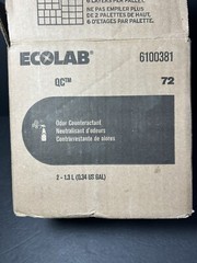 (2) Ecolab QC 72 Odor Counteractant 1.3 L(0.34 gallon) 6100681 Container