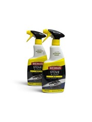 2 x Weiman Stove & Oven 3-in-1 Clean, Degrease & Protect 24oz EA