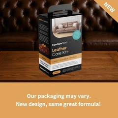 Leather Care Kit for Furniture – Cleaner & Conditioner, 17oz x2, Sponge & Cloth
