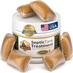 Septic Tank Treatment 1 Year Supply Dissolvable Bacteria Packets 12 Count