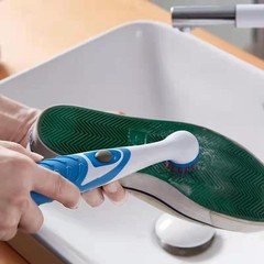 Versatile Cordless Cleaning Brush with 4 Heads for Bathroom, Kitchen, and More