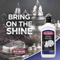 Silver Cleaner 8oz Liquid Polish & Restore Jewelry Tarnish Remover Non-Scratch