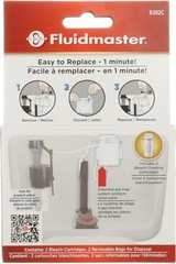 Fluidmaster 8302P8 Flush ‘n Sparkle Automatic Toilet 2 Count (Pack of 1), _