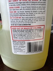 Vintage Parsons’ Ammonia All Purpose Cleaner Lemon Fresh 1999 56Fl Oz 50 % Full