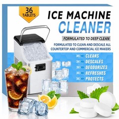 36 Count Descaler Tablets for Ice Makers Countertop Ice Maker Cleaning Solution