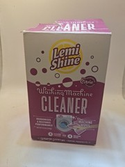 Vintage Lemi Shine ~ 3 Washing Machine Cleaner~Cleaning Pouches/ 3 Machine Wipes