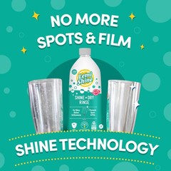 Shine and Dry Natural Dishwasher Rinse Aid – Hard Water Stain Remover – 25.35…