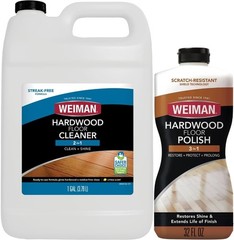 Hardwood Floor Cleaner & Polish – 1 Gallon & 32 oz Restorer
