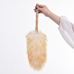 50CM Household Wool Lambswool Feather Brush Duster Dust Cleaning Wood Handle USA