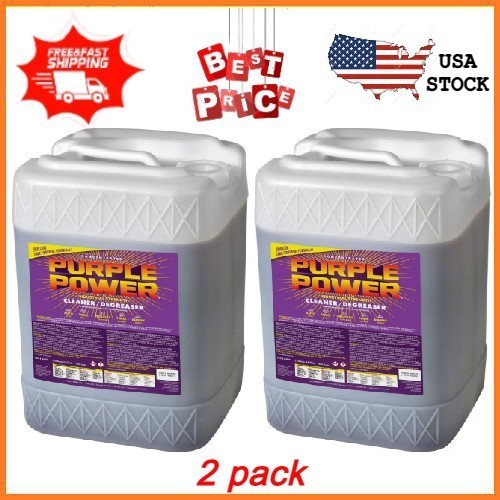 NEW 2 pack Purple Power Industrial Strength Cleaner and Degreaser, 5 Gallon