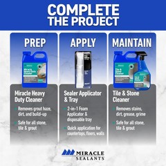Miracle Sealants 511 Seal & Enhance Premium Enhancing Sealer for Stone & Tile…