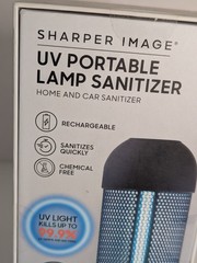 New Sharper Image Home and Car Sanitizer Portable Lamp Sanitizer Black