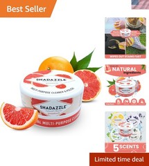 Versatile Grapefruit Scent Cleaning Paste – Biodegradable & Streak-Free 10.58 oz
