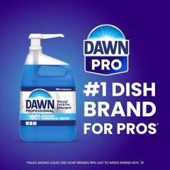 Dawn Professional Pot and Pan Detergent, Regular Scent, 3.8L (Case of 4)