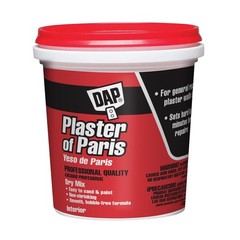DAP Plaster of Paris (Dry Mix), White, 4 Lb Tub (7079810308)