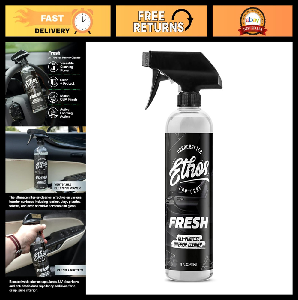 All-Purpose Interior Cleaner Kit for Cars, Trucks, SUVs, RVs – Detailing Spray
