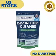 Drain Field Cleaner Tablets (20 Count) – Septic Tank Treatment for Clogs
