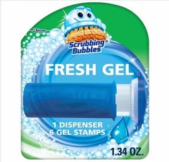 Toilet bowl cleaner gel rainshower scent starter kit scrubbing bubbles