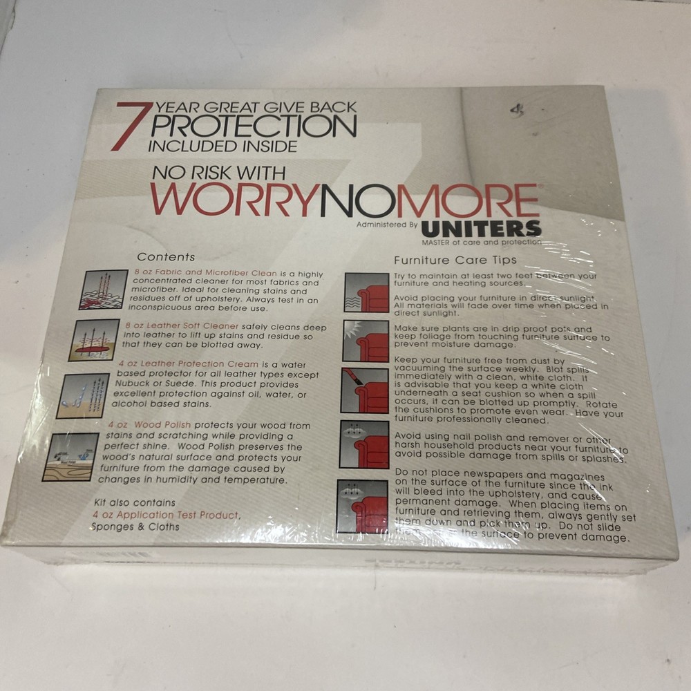NEW Uniters Furniture Cleaning & Protection Kit for Microfiber Leather Wood