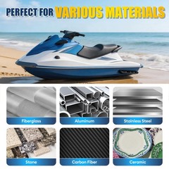 Marine Fiberglass Repair Kit, Gel Coat Repair Kit for Boats with Color Match,…
