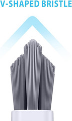 Grout Cleaner Brush V Shape, Stiff Grout Cleaning Brushes for Tile Floor, Handhe
