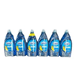 Dawn Ultra Dishwashing Liquid 50% Less Scrubbing New Clean Scent 6 Pack
