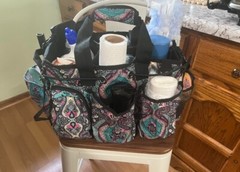 Multi-Functional Cleaning Caddy with Professional Design and Trash Bag Dispenser