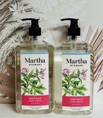 2-Pack Martha Steward ~ Lemon Verbena Dish Soap 24.5 fl oz Each